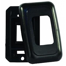 JR Products Multi Purpose Switch Faceplate Black - 12305