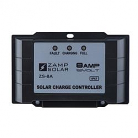 Zamp Solar Battery Charge Controller 8-Amp 5-Stage 135 Watt - ZS-8AW