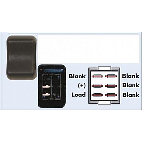 Valterra Push Button Switch Brown - 2G53