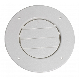 Valterra Heating/ Cooling Register - Round White - A10-3357VP