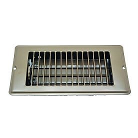 AP Products Heating/ Cooling Register - Rectangular Brown - 013-626