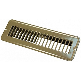 JR Products Heating/ Cooling Register - Rectangular Brown - 02-28935