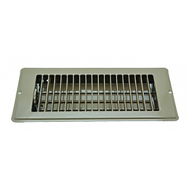 AP Products Heating/ Cooling Register - Rectangular Brown - 013-628