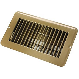 JR Products Heating/ Cooling Register - Rectangular Brown - 02-28975