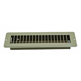 AP Products Heating/ Cooling Register - Rectangular Brown - 013-641