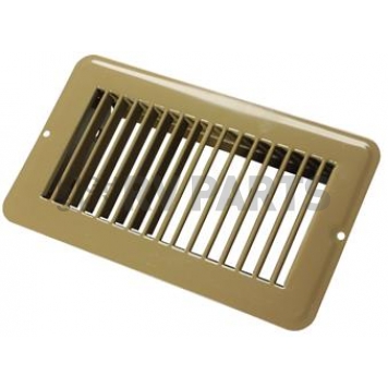 JR Products Heating/ Cooling Register - Rectangular Brown - 02-28955