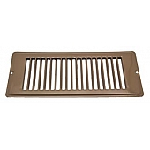 AP Products Heating/ Cooling Register - Rectangular Brown - 013-634