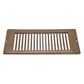 AP Products Heating/ Cooling Register - Rectangular Brown - 013-634