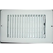 AP Products Heating/ Cooling Register - Rectangular White - 013-625