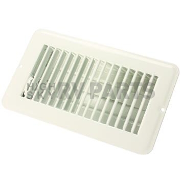 JR Products Heating/ Cooling Register - Rectangular White - 02-28965