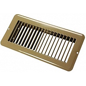 JR Products Heating/ Cooling Register - Rectangular Brown - 02-28995