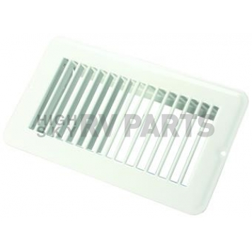 JR Products Heating/ Cooling Register - Rectangular White - 02-28945