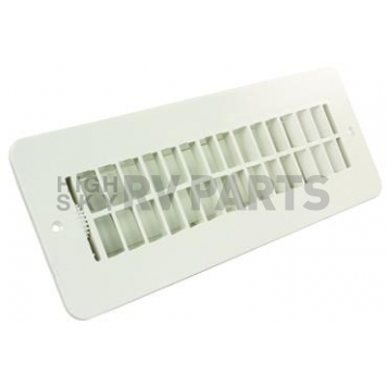 JR Products Heating/ Cooling Register - Rectangular Polar White - 288-86-AB-PW-A