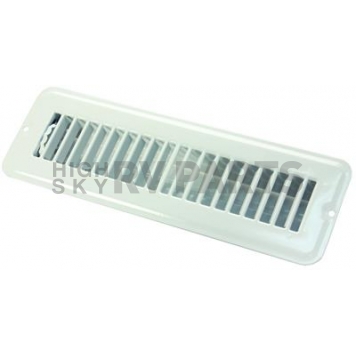 JR Products Heating/ Cooling Register - Rectangular White - 02-28905