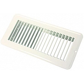 JR Products Heating/ Cooling Register - Rectangular White - 02-28985