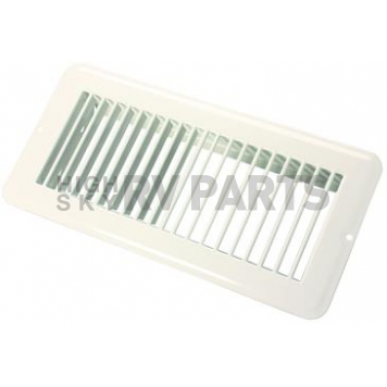 JR Products Heating/ Cooling Register - Rectangular White - 02-28985