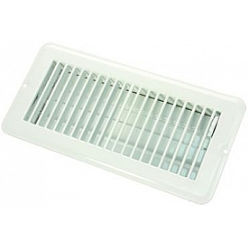 JR Products Heating/ Cooling Register - Rectangular White - 02-29005