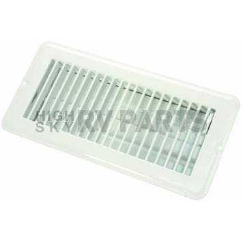 JR Products Heating/ Cooling Register - Rectangular White - 02-29005