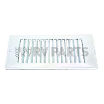 AP Products Heating/ Cooling Register - Rectangular White - 013-631