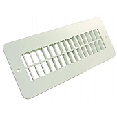 JR Products Heating/ Cooling Register - Rectangular Polar White - 288-86-A-PW-A