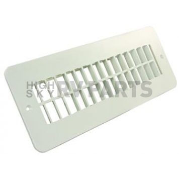 JR Products Heating/ Cooling Register - Rectangular Polar White - 288-86-A-PW-A