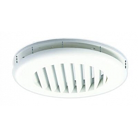 JR Products Heating/ Cooling Register - Round Polar White - CG25PW-A