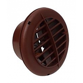 Valterra Heating/ Cooling Round Register With Louvers - A10-3352VP