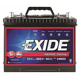 Exide Technologies Battery Marine/ RV - Nautilus Series 24 Group - 24MSX