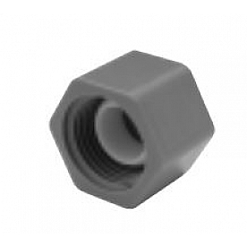 Zurn Fitting Plug/Test Cap Acetal Gray - QTC3F