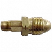 Marshall Excelsior Propane Adapter - Brass Male Prest-O-Lite (POL)  Male Threads - ME318P