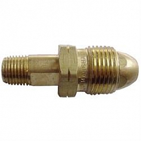 Marshall Excelsior Propane Adapter - Brass Male Prest-O-Lite (POL)  Male Threads - ME318P
