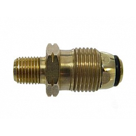 MB Sturgis Propane Adapter Fitting Male Prest-O-Lite (POL) x Male Pipe Threads - 204037-MBS