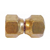 Marshall Excelsior Propane Adapter - Brass Female Inverted Flare  Female Inverted Flare - ME-US4-8