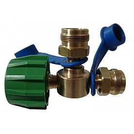 MB Sturgis Propane Adapter Fitting Tee Style Brass - 103505 PKG
