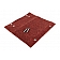 Camco Entry Step Rug -  x 18 Inch Brown - 42921