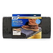 Camco Entry Step Rug - 22 Inch x 23 Inch Black - 42966