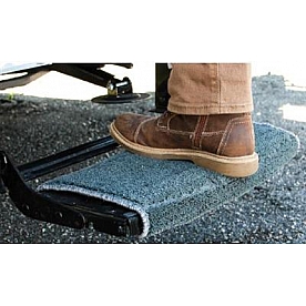 Camco Entry Step Rug -  x 22 Inch Gray - 42950