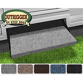 Prestofit Entry Step Rug - 23 Inch Castle Gray - 2-0353