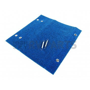 Camco Entry Step Rug -  x 18 Inch Blue - 42924-5
