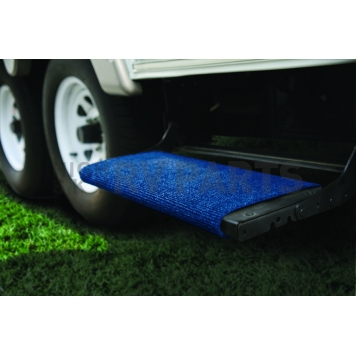 Camco Entry Step Rug -  x 18 Inch Blue - 42924-6
