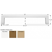 Icon Entry Step Trim - 32-1/4 Inch x 7-1/4 Inch Champagne - 01842