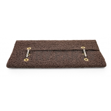 Camco Entry Step Rug - 17-1/2 Inch x 18 Inch Brown - 42963-2