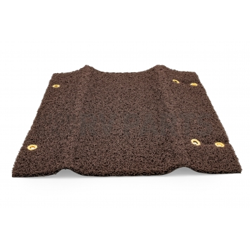 Camco Entry Step Rug - 17-1/2 Inch x 18 Inch Brown - 42963-3