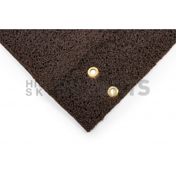Camco Entry Step Rug - 17-1/2 Inch x 18 Inch Brown - 42963-5