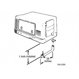 Cummins Power Generation Generator Exhaust Pipe - 155-2325