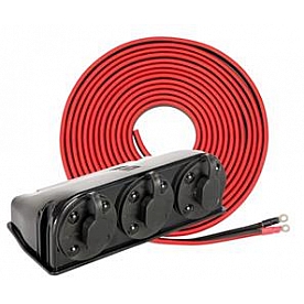 Zamp Solar Power 3 Port Inlet - KIT1015