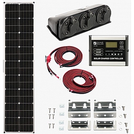 Zamp Solar 90 Watt Deluxe Solar Kit for Airstream Trailers - KIT1007