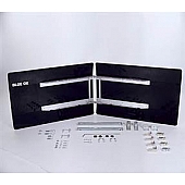 Blue Ox Towed Vehicle Shield - Foldable Black Aluminum Frame - BX8870