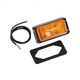 Bargman Trailer Light -  Rectangular Amber  - 44-37-032
