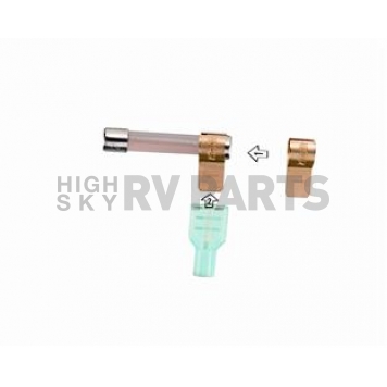 WirthCo Fuse Block for Use With AGC Round Glass Fuses